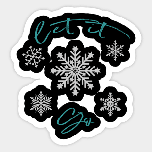 let it go Sticker